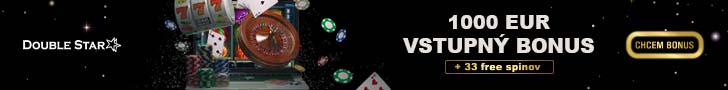 Vstupný bonus pre nových hráčov v DoubleStar Casino - 728x90