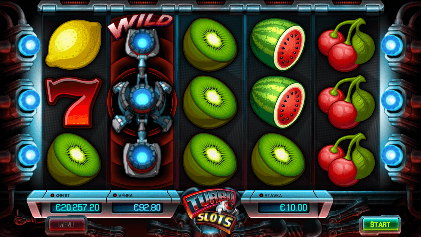Expandujúci symbol Wild v automate Turbo Slots - Apollo Games